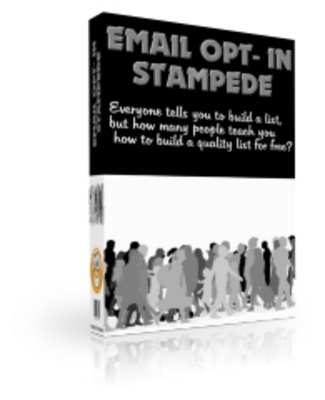 Product picture Amazing Email Opt-In Stampede